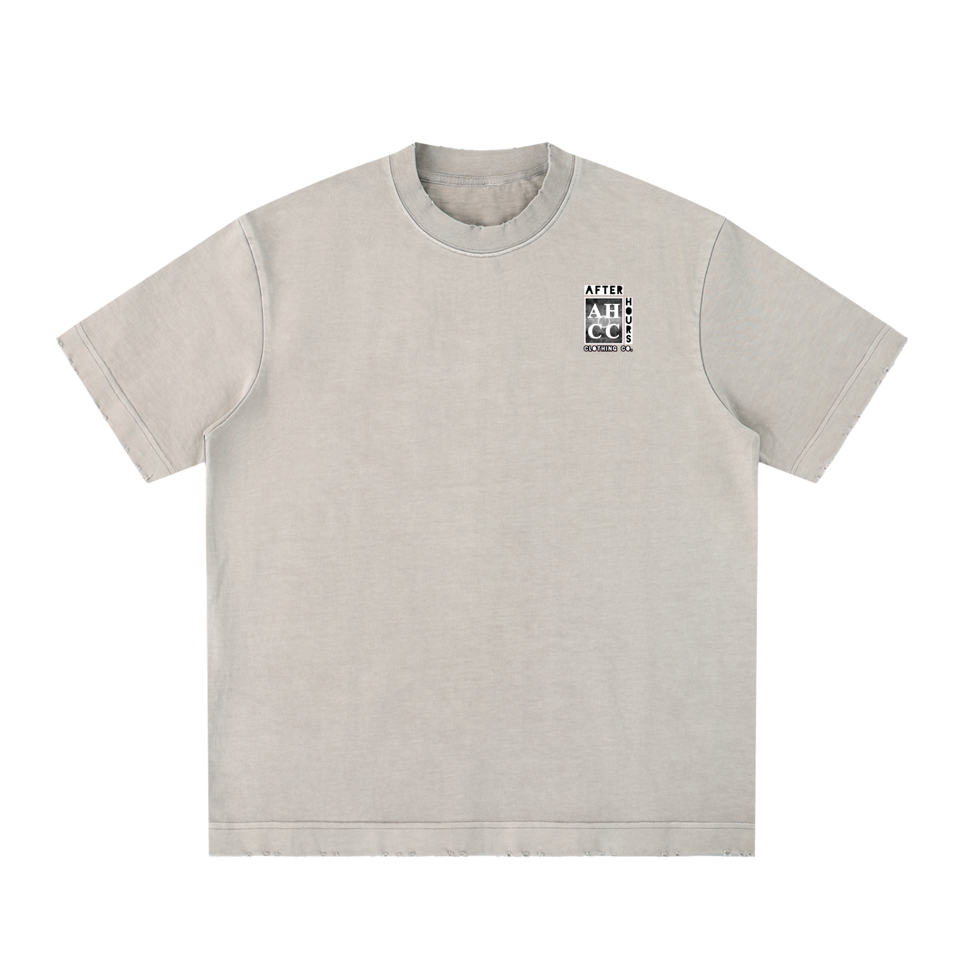 Heavyweight Vintage Washed Frayed T-Shirt