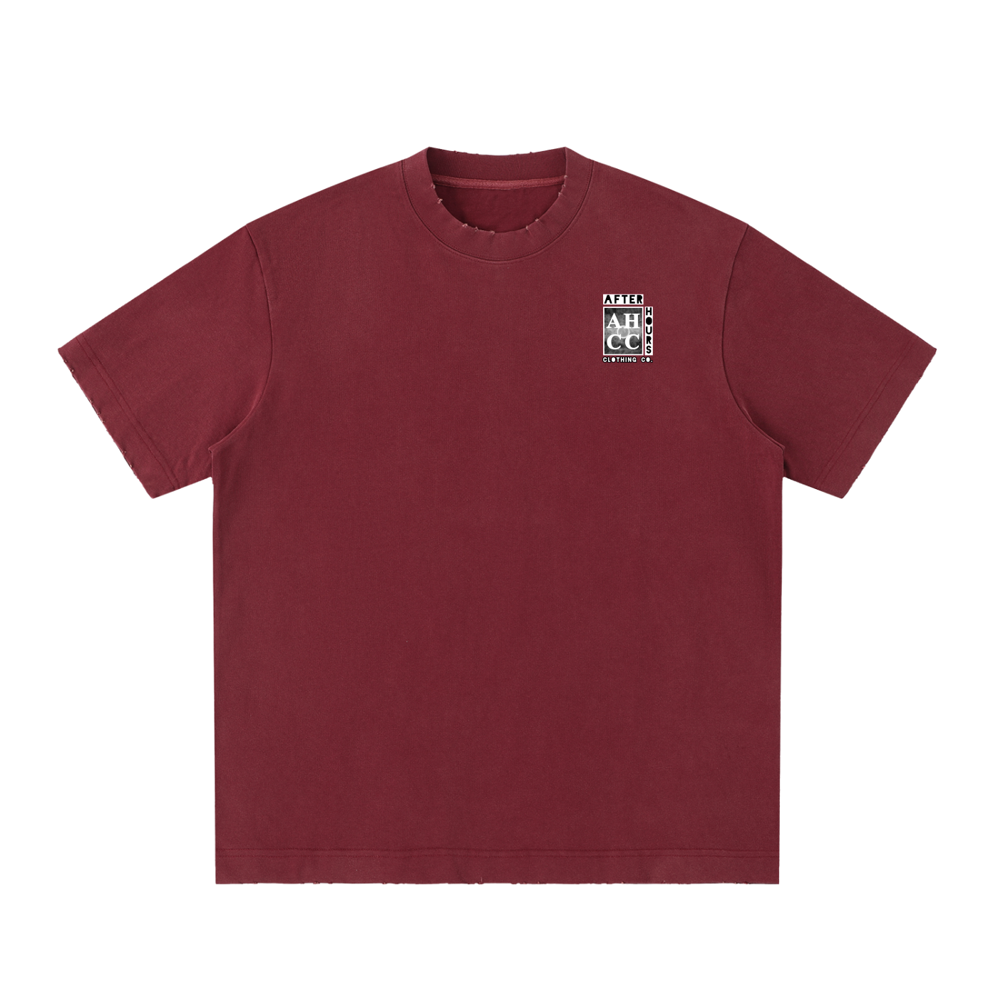 Heavyweight Vintage Washed Frayed T-Shirt