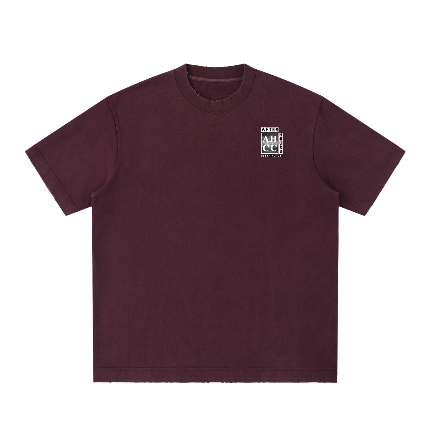 Heavyweight Vintage Washed Frayed T-Shirt