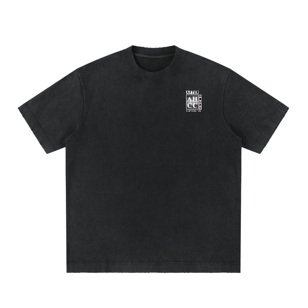 Heavyweight Vintage Washed Frayed T-Shirt
