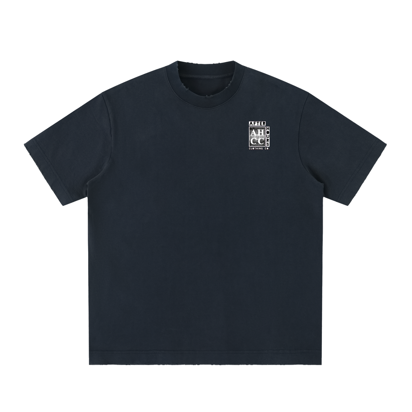 Heavyweight Vintage Washed Frayed T-Shirt
