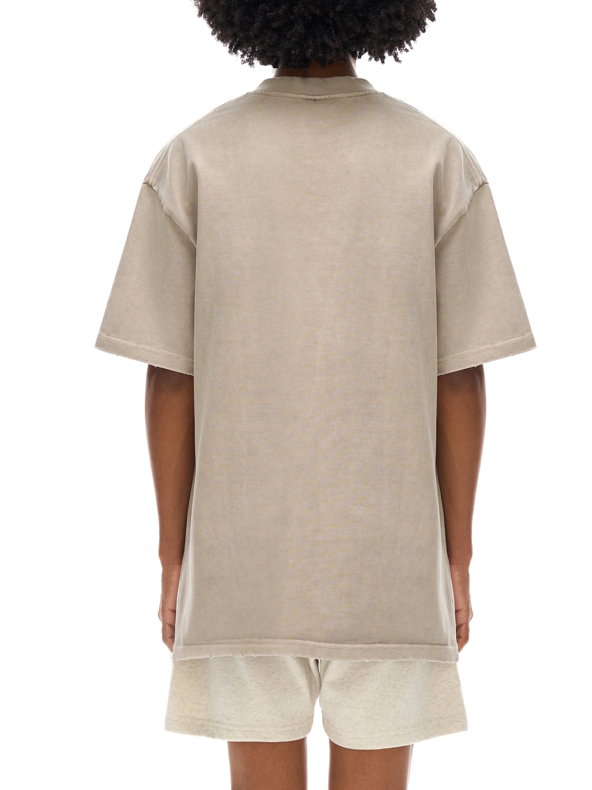 Heavyweight Vintage Washed Frayed T-Shirt